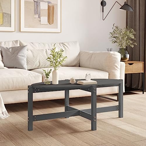 Qnhdfrt Grauer Couchtisch aus Massivholz Kiefer Rustikales Design 118x63x45 cm Stabiles Möbel für Wohnzimmer mit praktischer Tischplatte Qnhdfrt Grauer Couchtisch aus Massivholz Kiefer Rustikales Design 118x63x45 cm Stabiles Möbel für Wohnzimmer mit praktischer Tischplatte von Qnhdfrt