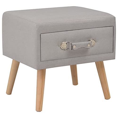 Qnhdfrt Grauer Nachttisch mit Schublade aus Stoff und Kiefernholz 40x35x40 cm Schmaler Beistelltisch Kommode für Schlafzimmer Wohnzimmer Elegantes Design Robuste Konstruktion Qnhdfrt Grauer Nachttisch mit Schublade aus Stoff und Kiefernholz 40x35x40 cm Schmaler Beistelltisch Kommode für Schlafzimmer Wohnzimmer Elegantes Design Robuste Konstruktion von Qnhdfrt