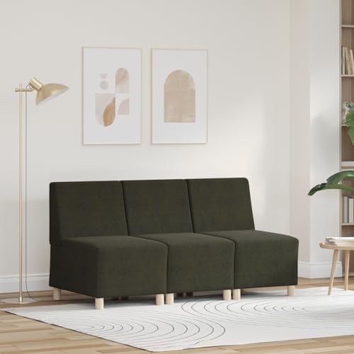 Qnhdfrt Grüne Akzent Sessel mit Kissen 55 cm Faux Wildleder 3er Set Modernes Modular Design für Wohnzimmer Lounge und Balkon Qnhdfrt Grüne Akzent Sessel mit Kissen 55 cm Faux Wildleder 3er Set Modernes Modular Design für Wohnzimmer Lounge und Balkon von Qnhdfrt