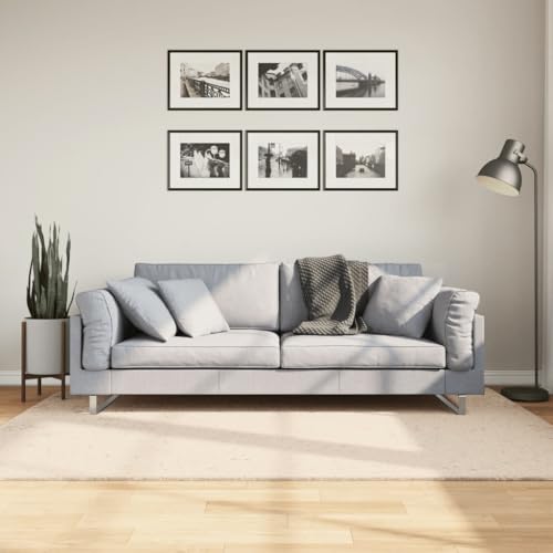 Qnhdfrt HUARTE Beiger Wohnzimmer Teppich 140x200 cm aus 100% Polyester mit 18 mm Kurzflor und Rutschfester Unterseite waschbar bei 30 °C für Living Room Schlafzimmer Flur Qnhdfrt HUARTE Beiger Wohnzimmer Teppich 140x200 cm aus 100% Polyester mit 18 mm Kurzflor und Rutschfester Unterseite waschbar bei 30 °C für Living Room Schlafzimmer Flur von Qnhdfrt