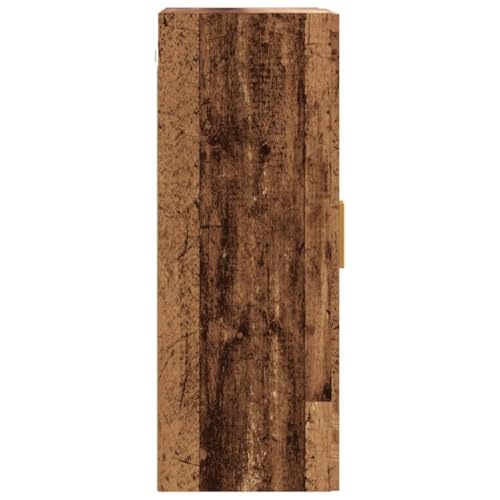 Qnhdfrt Hängeschrank Altholz-Optik Küchenschrank oder Wohnzimmerschrank 69,5x34x90 cm mit Glas Wandmontage Viel Stauraum Qnhdfrt Hängeschrank Altholz-Optik Küchenschrank oder Wohnzimmerschrank 69,5x34x90 cm mit Glas Wandmontage Viel Stauraum von Qnhdfrt
