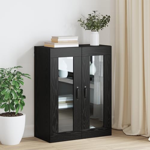 Qnhdfrt Hängeschrank mit Regal Schwarz 69.5 x 34 x 90 cm Holzwerkstoff Modernes Design für Küche, Wohnzimmer & Flur Qnhdfrt Hängeschrank mit Regal Schwarz 69.5 x 34 x 90 cm Holzwerkstoff Modernes Design für Küche, Wohnzimmer & Flur von Qnhdfrt