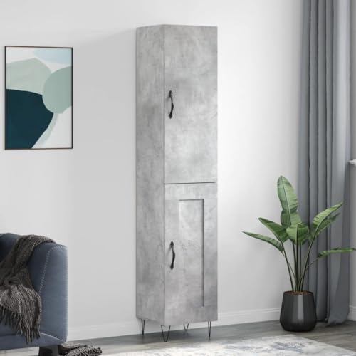 Qnhdfrt Highboard Betongrau 180 cm Stilvolles Sideboard mit viel Stauraum Kompakte Küchenvitrine Modernes Möbel für Wohnzimmer Flur und Büro Qnhdfrt Highboard Betongrau 180 cm Stilvolles Sideboard mit viel Stauraum Kompakte Küchenvitrine Modernes Möbel für Wohnzimmer Flur und Büro von Qnhdfrt