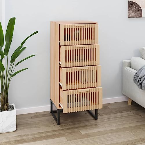 Qnhdfrt Highboard Sideboard Schmal 40x30x95 cm Holzwerkstoff Massivholz Kiefer mit Schubladen Eisenbeinen Stauraum für Wohnzimmer Flur Esszimmer Qnhdfrt Highboard Sideboard Schmal 40x30x95 cm Holzwerkstoff Massivholz Kiefer mit Schubladen Eisenbeinen Stauraum für Wohnzimmer Flur Esszimmer von Qnhdfrt