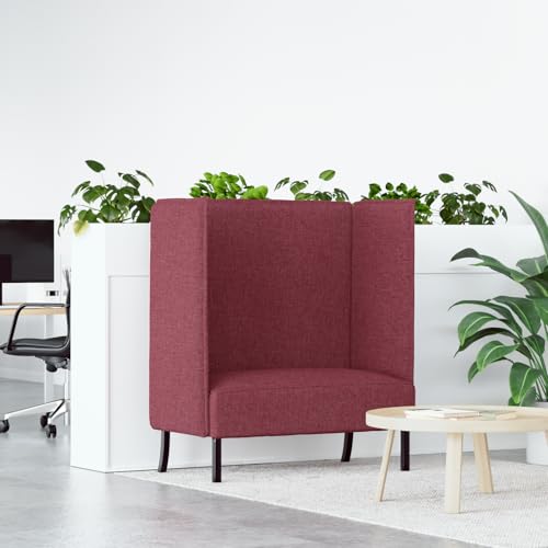 Qnhdfrt Hochlehner Ecksofa Burgunderrot 109x56x121 cm Modernes 2-Sitzer Sofa für Wohnzimmer – Kompakt und Bequem mit Stabilem Sperrholzrahmen Qnhdfrt Hochlehner Ecksofa Burgunderrot 109x56x121 cm Modernes 2-Sitzer Sofa für Wohnzimmer – Kompakt und Bequem mit Stabilem Sperrholzrahmen von Qnhdfrt