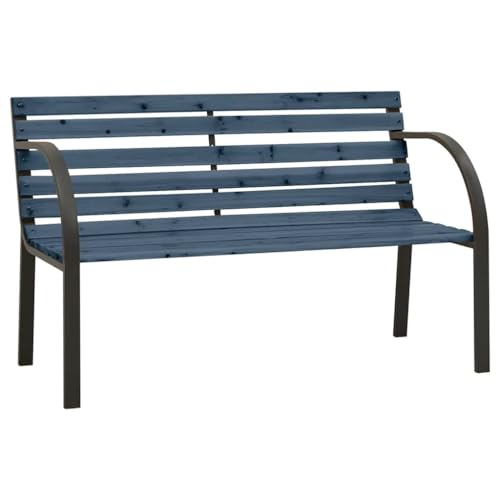 Qnhdfrt Kinder Gartenbank 81 cm Grau Chinesisches Tannenholz mit Stahlgestell für Balkon Terrasse Garten Qnhdfrt Kinder Gartenbank 81 cm Grau Chinesisches Tannenholz mit Stahlgestell für Balkon Terrasse Garten von Qnhdfrt