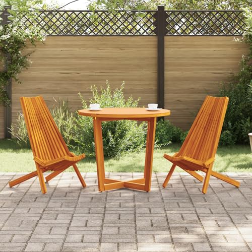 Qnhdfrt Klappstühle Gartenstühle Akazie Massivholz 2er-Set Faltbare Outdoor Stühle für Balkon Terrasse Garten Braun Qnhdfrt Klappstühle Gartenstühle Akazie Massivholz 2er-Set Faltbare Outdoor Stühle für Balkon Terrasse Garten Braun von Qnhdfrt