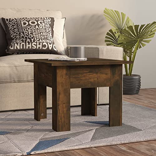 Qnhdfrt Kleiner Couchtisch Beistelltisch Räuchereiche Holzwerkstoff 55x55x42 cm Modern Robuster Tisch für Wohnzimmer Sofa Bereich Dekoration Qnhdfrt Kleiner Couchtisch Beistelltisch Räuchereiche Holzwerkstoff 55x55x42 cm Modern Robuster Tisch für Wohnzimmer Sofa Bereich Dekoration von Qnhdfrt