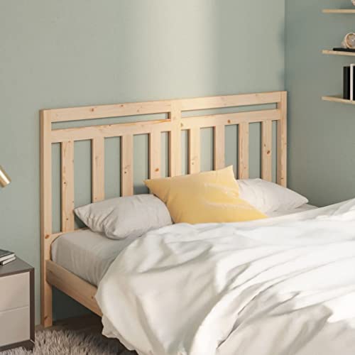 Qnhdfrt Kopfteil 126x100 cm Massivholz Kiefer Modernes Design Robuste Rückenlehne für Bett ohne Kopfteil Schlafzimmer und Gästezimmer von Qnhdfrt