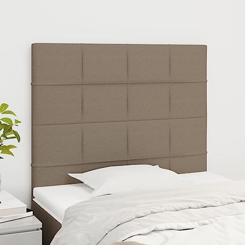 Qnhdfrt Kopfteil 2er-Set Taupe 80x5x78/88 cm Höhenverstellbar aus Lärchenholz & Polyester Komfortable Rückenlehne für Bett und Schlafzimmer Modernes Design Robust und Langlebig Qnhdfrt Kopfteil 2er-Set Taupe 80x5x78/88 cm Höhenverstellbar aus Lärchenholz & Polyester Komfortable Rückenlehne für Bett und Schlafzimmer Modernes Design Robust und Langlebig von Qnhdfrt