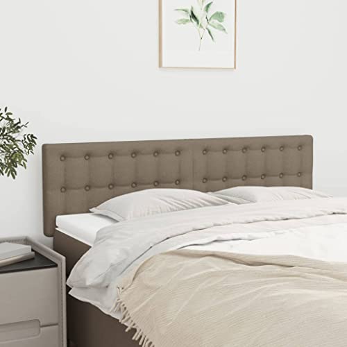 Qnhdfrt Kopfteil Bett 2er Set Taupe 144x78/88 cm Höhenverstellbar Robustes Lärchenholz & Atmungsaktives Polyester Modernes Design für Schlafzimmer und Gästezimmer Qnhdfrt Kopfteil Bett 2er Set Taupe 144x78/88 cm Höhenverstellbar Robustes Lärchenholz & Atmungsaktives Polyester Modernes Design für Schlafzimmer und Gästezimmer von Qnhdfrt
