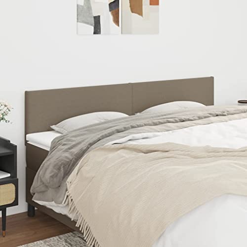 Qnhdfrt Kopfteil Bett 2er Set Taupe 80x5x78/88 cm aus strapazierfähigem Stoff und massiver Lärche höhenverstellbar als Bequeme Rückenlehne für Schlafzimmer und Gästezimmer Qnhdfrt Kopfteil Bett 2er Set Taupe 80x5x78/88 cm aus strapazierfähigem Stoff und massiver Lärche höhenverstellbar als Bequeme Rückenlehne für Schlafzimmer und Gästezimmer von Qnhdfrt