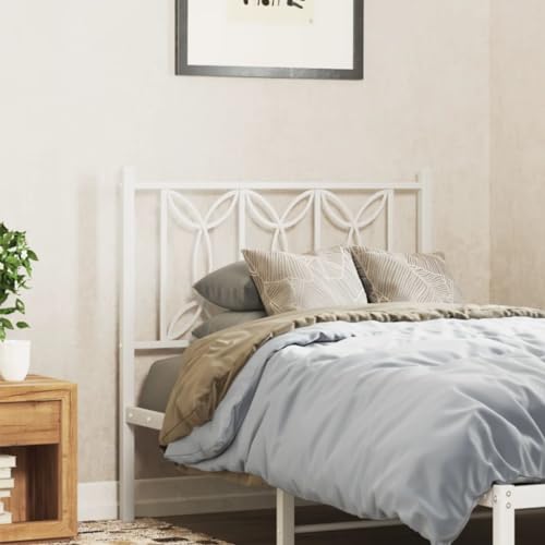 Qnhdfrt Kopfteil Bett 75 cm Breit aus Weißem Stahl Modernes Design Robust und Langlebig für Schlafzimmer Rückenlehne Beim Lesen oder Fernsehen Qnhdfrt Kopfteil Bett 75 cm Breit aus Weißem Stahl Modernes Design Robust und Langlebig für Schlafzimmer Rückenlehne Beim Lesen oder Fernsehen von Qnhdfrt