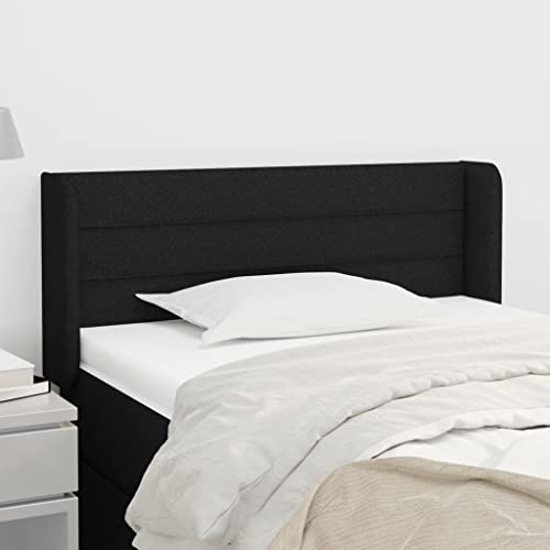 Qnhdfrt Kopfteil Bett 83x16x78/88 cm Schwarz Stoff Rückenlehne mit Höhenverstellung und massiven Lärchenholzbeinen Modernes Design Robustheit und Langlebigkeit für Schlafzimmer und Gästezimmer Qnhdfrt Kopfteil Bett 83x16x78/88 cm Schwarz Stoff Rückenlehne mit Höhenverstellung und massiven Lärchenholzbeinen Modernes Design Robustheit und Langlebigkeit für Schlafzimmer und Gästezimmer von Qnhdfrt