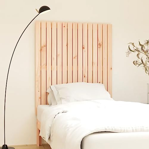 Qnhdfrt Kopfteil Bett Holz Wandmontage 95,5 x 3 x 110 cm Massives Kiefernholz Modernes Rauten-Design Robust & Langlebig for Schlafzimmer ohne vorhandenes Headboard von Qnhdfrt