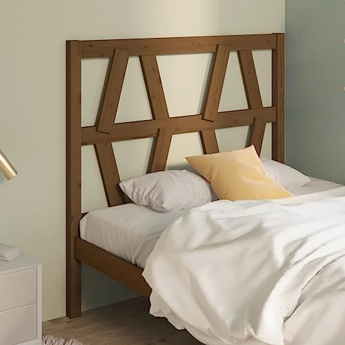 Qnhdfrt Kopfteil Bett Massivholz 81x4x100 cm Honigbraun Kiefer Modernes Lattendesign Bequeme Rückenlehne für Schlafzimmer Doppelbett und Einzelbett Qnhdfrt Kopfteil Bett Massivholz 81x4x100 cm Honigbraun Kiefer Modernes Lattendesign Bequeme Rückenlehne für Schlafzimmer Doppelbett und Einzelbett von Qnhdfrt