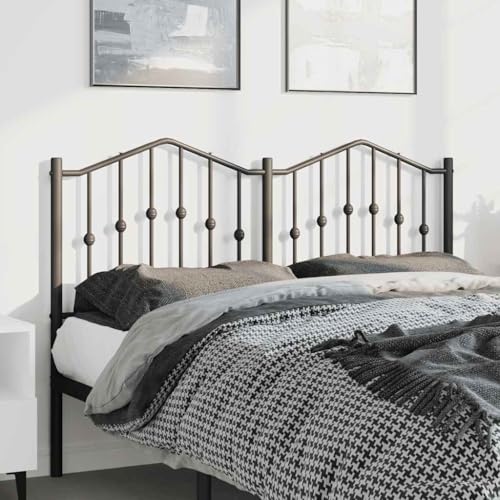 Qnhdfrt Kopfteil Bett Metall Schwarz 142x98 cm Modernes Headboard for Bed mit Stahlrohr und runder Form Robuste Rückenlehne für 135 cm Matratzen Schlafzimmer Qnhdfrt Kopfteil Bett Metall Schwarz 142x98 cm Modernes Headboard for Bed mit Stahlrohr und runder Form Robuste Rückenlehne für 135 cm Matratzen Schlafzimmer von Qnhdfrt