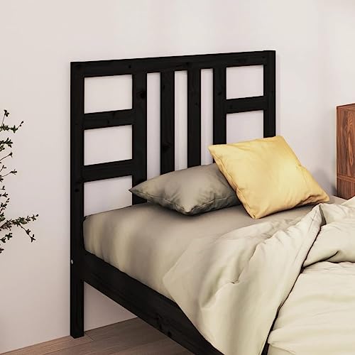 Qnhdfrt Kopfteil Bett Schwarz 106x4x100 cm Massivholz Kiefer Modernes Design Robust und Langlebig für Schlafzimmer und Gästezimmer Qnhdfrt Kopfteil Bett Schwarz 106x4x100 cm Massivholz Kiefer Modernes Design Robust und Langlebig für Schlafzimmer und Gästezimmer von Qnhdfrt