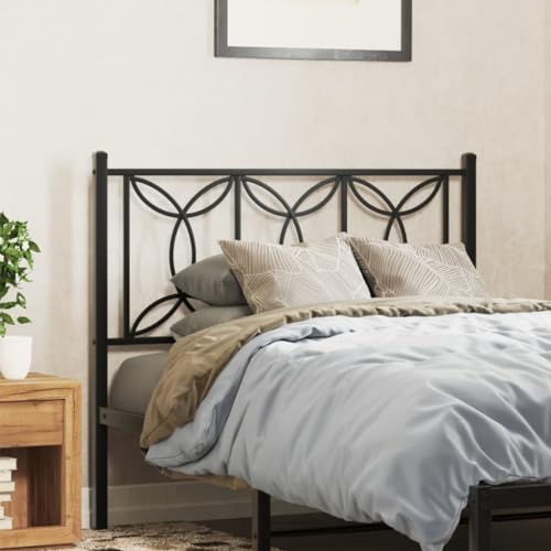 Qnhdfrt Kopfteil Bett Schwarz 112 x 3 x 90 cm Stahlrahmen Modernes Design Robuste Rückenlehne für 107 cm Matratzen und Schlafzimmer Qnhdfrt Kopfteil Bett Schwarz 112 x 3 x 90 cm Stahlrahmen Modernes Design Robuste Rückenlehne für 107 cm Matratzen und Schlafzimmer von Qnhdfrt