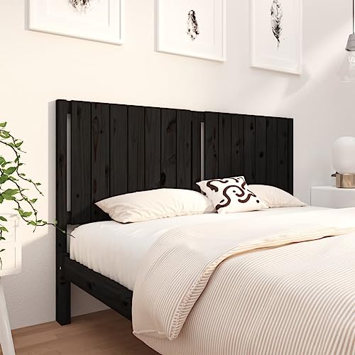 Qnhdfrt Kopfteil Bett Schwarz 165,5 x 4 x 100 cm Massiv Kiefer großer Holzrahmen Bequeme Rückenlehne für Schlafzimmer und Gästezimmer Qnhdfrt Kopfteil Bett Schwarz 165,5 x 4 x 100 cm Massiv Kiefer großer Holzrahmen Bequeme Rückenlehne für Schlafzimmer und Gästezimmer von Qnhdfrt