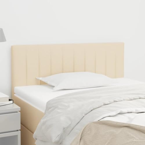 Qnhdfrt Kopfteil Creme 90x5x78/88 cm aus atmungsaktivem Stoff und massiver Lärche Höhenverstellbar Modernes Bett-Kopfteil für Schlafzimmer Qnhdfrt Kopfteil Creme 90x5x78/88 cm aus atmungsaktivem Stoff und massiver Lärche Höhenverstellbar Modernes Bett-Kopfteil für Schlafzimmer von Qnhdfrt