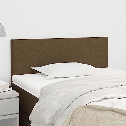 Qnhdfrt Kopfteil Dunkelbraun Höhenverstellbares Bett Rückenlehne 80 x 5 x 78/88 cm aus massiver Lärche und atmungsaktivem Stoff Robuster Kopfenden for Schlafzimmer und Gästezimmer von Qnhdfrt