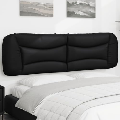 Qnhdfrt Kopfteil Hvar Schwarz 190 x 48 cm Kunstleder Wellen-Design mit PP-Faser-Polsterung Modernes wandpolster Bett Langlebig und einfach zu reinigen für 180 cm breite Matratze Qnhdfrt Kopfteil Hvar Schwarz 190 x 48 cm Kunstleder Wellen-Design mit PP-Faser-Polsterung Modernes wandpolster Bett Langlebig und einfach zu reinigen für 180 cm breite Matratze von Qnhdfrt