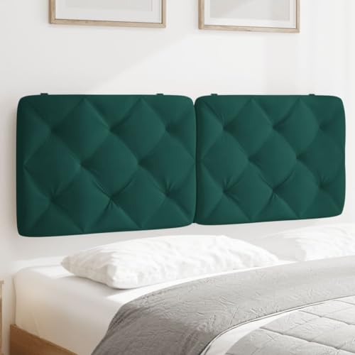 Qnhdfrt Kopfteil Kissen 140x48 cm Dunkelgrün Samt mit Rauten Steppung Rückenlehne Bett Wandpolster Bequeme Unterstützung für Schlafzimmer Jugendzimmer Qnhdfrt Kopfteil Kissen 140x48 cm Dunkelgrün Samt mit Rauten Steppung Rückenlehne Bett Wandpolster Bequeme Unterstützung für Schlafzimmer Jugendzimmer von Qnhdfrt