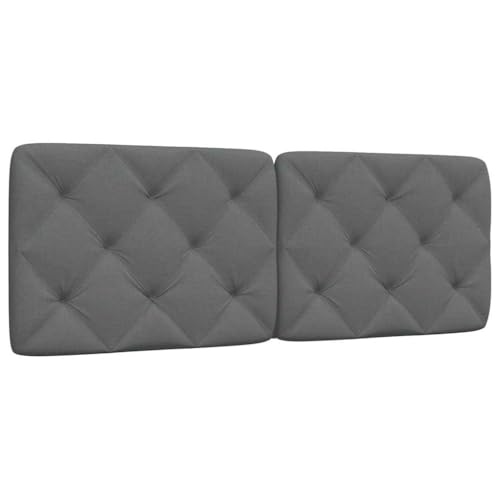 Qnhdfrt Kopfteil Kissen Dunkelgrau 122 x 48 cm aus atmungsaktivem Polyester mit Rautensteppung für Bett und Wandmontage Bequeme Rückenlehne für 120 cm Matratze geeignet Qnhdfrt Kopfteil Kissen Dunkelgrau 122 x 48 cm aus atmungsaktivem Polyester mit Rautensteppung für Bett und Wandmontage Bequeme Rückenlehne für 120 cm Matratze geeignet von Qnhdfrt