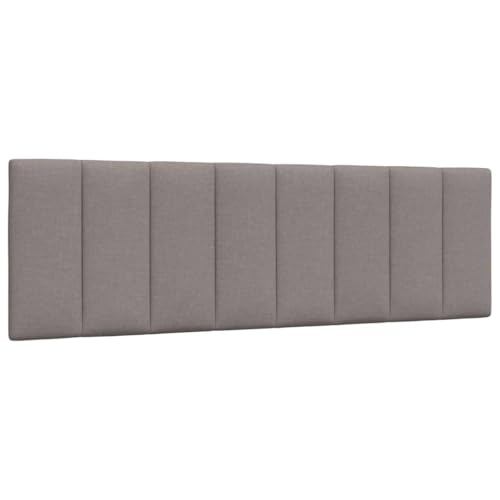 Qnhdfrt Kopfteil-Kissen Hanko Taupe 160 cm Modernes Wandpolster aus 100% Polyester mit Klett für LED Montage Bequeme Rückenlehne für Bett und Wand im Schlafzimmer von Qnhdfrt