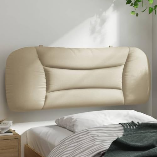 Qnhdfrt Kopfteil Kissen Hvar Creme 110x48 cm Atmungsaktives Polyester mit PP Faser Füllung für en Komfort und Elegantes Wellen Design Qnhdfrt Kopfteil Kissen Hvar Creme 110x48 cm Atmungsaktives Polyester mit PP Faser Füllung für en Komfort und Elegantes Wellen Design von Qnhdfrt