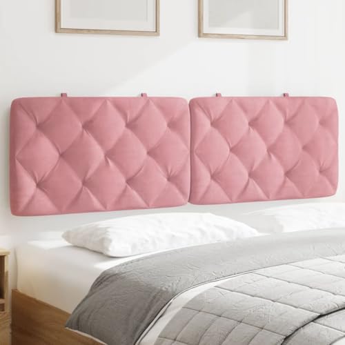 Qnhdfrt Kopfteil-Kissen Rosa 160 cm Samt gepolstertes Bett Rückenlehne Wandkissen mit Rauten-Steppung Modernes Design für Schlafzimmer Wohnung und Gästezimmer geeignet Qnhdfrt Kopfteil-Kissen Rosa 160 cm Samt gepolstertes Bett Rückenlehne Wandkissen mit Rauten-Steppung Modernes Design für Schlafzimmer Wohnung und Gästezimmer geeignet von Qnhdfrt