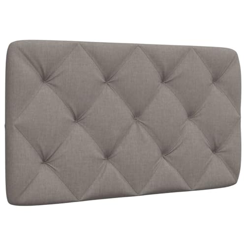 Qnhdfrt Kopfteil-Kissen Taupe 80 cm aus Polyester mit Rautensteppung Modernes Design für Bett und Wandmontage Bequeme Rückenlehne Kopfenden für Schlafzimmer von Qnhdfrt