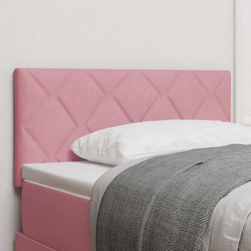 Qnhdfrt Kopfteil Rosa Samt 100 cm Höhenverstellbar Modernes Design Robuste Kiefernholz Struktur für Schlafzimmer als Bettkopfteil Kissen Wandpolster Rückenlehne Qnhdfrt Kopfteil Rosa Samt 100 cm Höhenverstellbar Modernes Design Robuste Kiefernholz Struktur für Schlafzimmer als Bettkopfteil Kissen Wandpolster Rückenlehne von Qnhdfrt