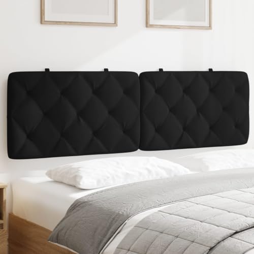 Qnhdfrt Kopfteil Samt Schwarz 160 cm Mit Rautensteppung und Klett für LED Bequeme Rückenlehne Modernes wandmontierbares Kopfteil für 160 cm Breite Betten im Schlafzimmer Qnhdfrt Kopfteil Samt Schwarz 160 cm Mit Rautensteppung und Klett für LED Bequeme Rückenlehne Modernes wandmontierbares Kopfteil für 160 cm Breite Betten im Schlafzimmer von Qnhdfrt