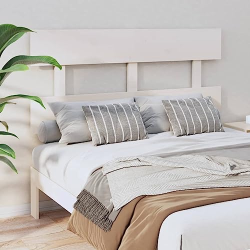 Qnhdfrt Kopfteil Weiß 124 cm Massivholz Kiefer Modernes Design Robuste Rückenlehne für Bett im Schlafzimmer Qnhdfrt Kopfteil Weiß 124 cm Massivholz Kiefer Modernes Design Robuste Rückenlehne für Bett im Schlafzimmer von Qnhdfrt