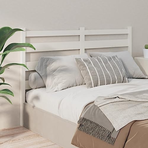 Qnhdfrt Kopfteil Weiß 126x4x100 cm Kiefer Massivholz Modernes Lattendesign Bequeme Rückenlehne für Bett Schlafzimmer Qnhdfrt Kopfteil Weiß 126x4x100 cm Kiefer Massivholz Modernes Lattendesign Bequeme Rückenlehne für Bett Schlafzimmer von Qnhdfrt