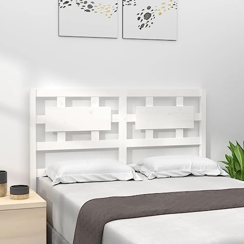 Qnhdfrt Kopfteil Weiß 185,5 x 4 x 100 cm aus massiver Kiefer Modernes Design mit rustikalem Charme Bequeme Rückenlehne für Bett Schlafzimmer Gästezimmer Qnhdfrt Kopfteil Weiß 185,5 x 4 x 100 cm aus massiver Kiefer Modernes Design mit rustikalem Charme Bequeme Rückenlehne für Bett Schlafzimmer Gästezimmer von Qnhdfrt