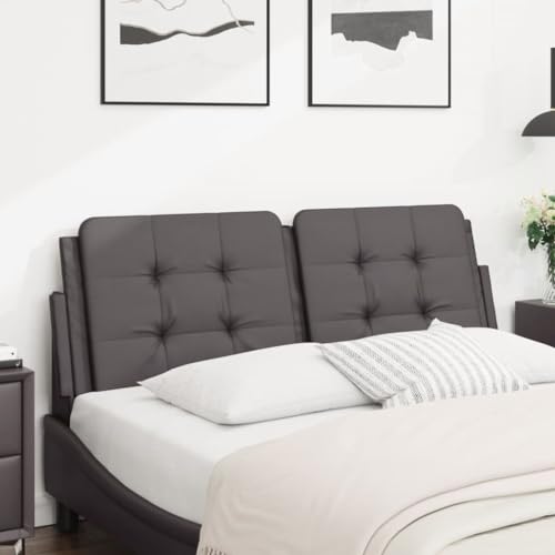 Qnhdfrt Kopfteil für Bett Zadar 120 cm Grau Kunstleder Schaumstoff Polsterung Modernes Design Bequeme Rückenlehne für Schlafzimmer Wohnung und Gästezimmer Qnhdfrt Kopfteil für Bett Zadar 120 cm Grau Kunstleder Schaumstoff Polsterung Modernes Design Bequeme Rückenlehne für Schlafzimmer Wohnung und Gästezimmer von Qnhdfrt