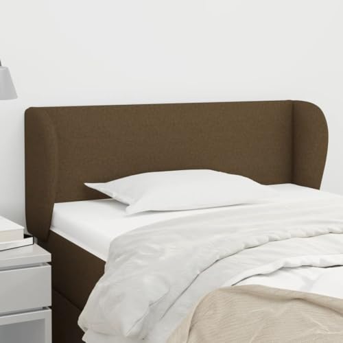 Qnhdfrt Kopfteil mit Ohren Dunkelbraun 103x78-88 cm Stoff & Holz Robust Höhenverstellbar Modernes Design für Schlafzimmer Qnhdfrt Kopfteil mit Ohren Dunkelbraun 103x78-88 cm Stoff & Holz Robust Höhenverstellbar Modernes Design für Schlafzimmer von Qnhdfrt