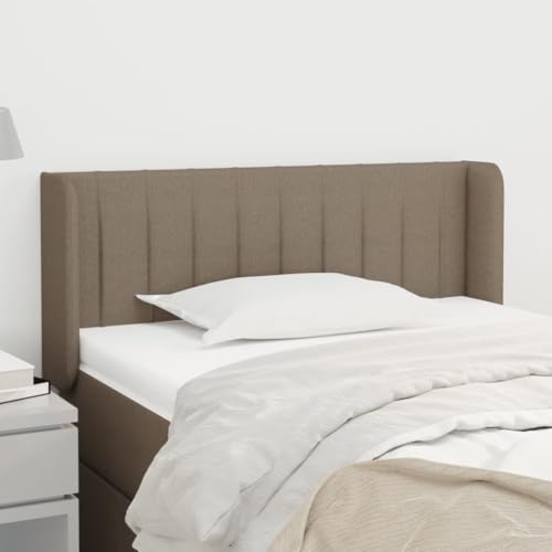 Qnhdfrt Kopfteil mit Ohren Taupe 103x16x78/88 cm Stoff Rückenlehne Bett Höhenverstellbar Modernes Design Robuste Lärchenholzbeine für Schlafzimmer und Gästezimmer Qnhdfrt Kopfteil mit Ohren Taupe 103x16x78/88 cm Stoff Rückenlehne Bett Höhenverstellbar Modernes Design Robuste Lärchenholzbeine für Schlafzimmer und Gästezimmer von Qnhdfrt