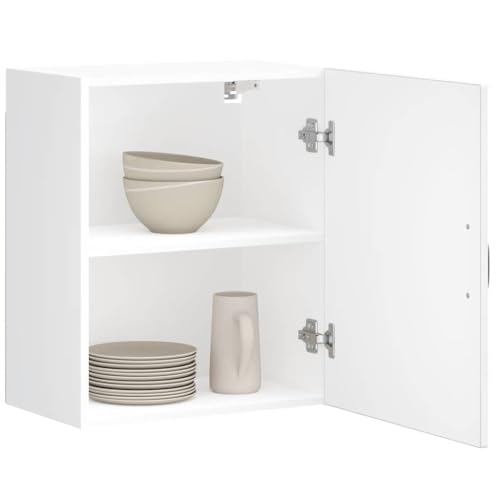 Qnhdfrt Küchen Hängeschrank Hochglanz Weiß Holzwerkstoff Wandmontage mit Glastüren 50x31x60cm Platzsparend Robust für Küchenaufbewahrung Qnhdfrt Küchen Hängeschrank Hochglanz Weiß Holzwerkstoff Wandmontage mit Glastüren 50x31x60cm Platzsparend Robust für Küchenaufbewahrung von Qnhdfrt