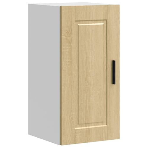 Qnhdfrt Küchenschrank Hängeschrank für Wandmontage Porto Sonoma-Eiche Holzwerkstoff 30x31x60cm mit Viel Stauraum Robust und Langlebig für Küche Wohnzimmer Flur von Qnhdfrt