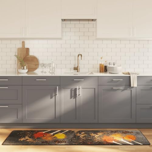 Qnhdfrt Küchenteppich Modern Mehrfarbig 60x180 cm Weicher Samt rutschfest Geräuschdämmend für Küche, Flur und Wohnzimmer Qnhdfrt Küchenteppich Modern Mehrfarbig 60x180 cm Weicher Samt rutschfest Geräuschdämmend für Küche, Flur und Wohnzimmer von Qnhdfrt