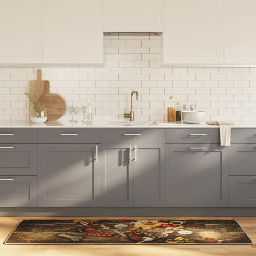 Qnhdfrt Küchenteppich Modernes Design 60x180 cm Samt Mehrfarbig rutschfeste Unterseite Weich und Langlebig für Küche, Flur und Wohnzimmer Qnhdfrt Küchenteppich Modernes Design 60x180 cm Samt Mehrfarbig rutschfeste Unterseite Weich und Langlebig für Küche, Flur und Wohnzimmer von Qnhdfrt