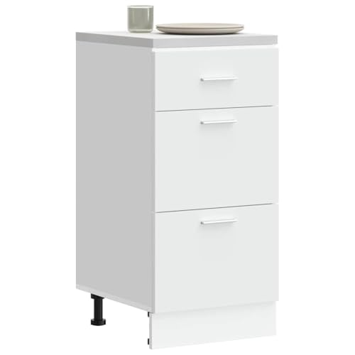 Qnhdfrt Küchenunterschrank Weiß 40x46x81,5 cm aus Robustem Holzwerkstoff mit Verstellbaren Füßen für e Stauraum Organisation in Küchen Qnhdfrt Küchenunterschrank Weiß 40x46x81,5 cm aus Robustem Holzwerkstoff mit Verstellbaren Füßen für e Stauraum Organisation in Küchen von Qnhdfrt