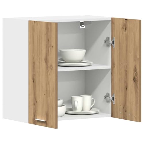 Qnhdfrt Küchenwandschrank Artisan-Eiche 60x31x60 cm Holzwerkstoff Hängeschrank Robust für Küche Wohnzimmer Schlafzimmer von Qnhdfrt