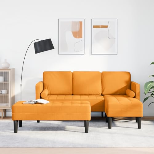 Qnhdfrt L-Form Sofa Set Senfgelb Modernes Ecksofa mit Kissen Modulares Wohnzimmer Sofa für Sitzecke Qnhdfrt L-Form Sofa Set Senfgelb Modernes Ecksofa mit Kissen Modulares Wohnzimmer Sofa für Sitzecke von Qnhdfrt