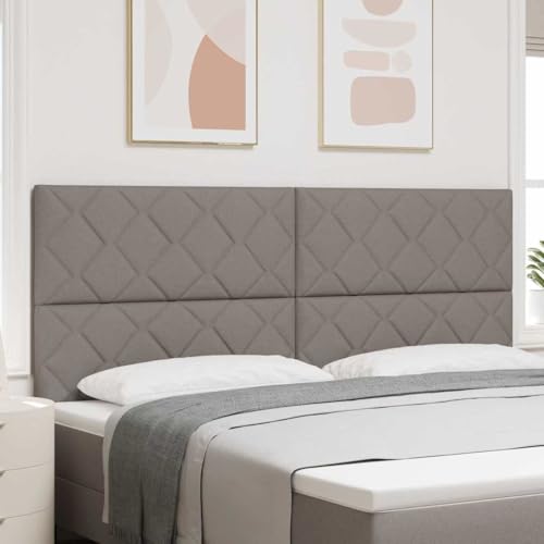 Qnhdfrt LED Kopfteil 200 cm Taupe Stoff Geometrisches Design mit USB-C Bett Rückenlehne für Schlafzimmer komfortabel und langlebig Qnhdfrt LED Kopfteil 200 cm Taupe Stoff Geometrisches Design mit USB-C Bett Rückenlehne für Schlafzimmer komfortabel und langlebig von Qnhdfrt