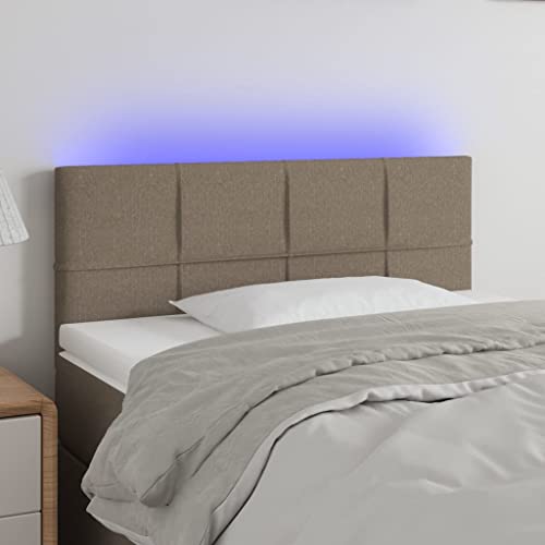 Qnhdfrt LED Kopfteil 80x78 cm Taupe Stoff Höhenverstellbar & Zuschneidbarer Farbwechsel LED Streifen Modernes Bett Kopfteil für Schlafzimmer und Jugendzimmer Qnhdfrt LED Kopfteil 80x78 cm Taupe Stoff Höhenverstellbar & Zuschneidbarer Farbwechsel LED Streifen Modernes Bett Kopfteil für Schlafzimmer und Jugendzimmer von Qnhdfrt